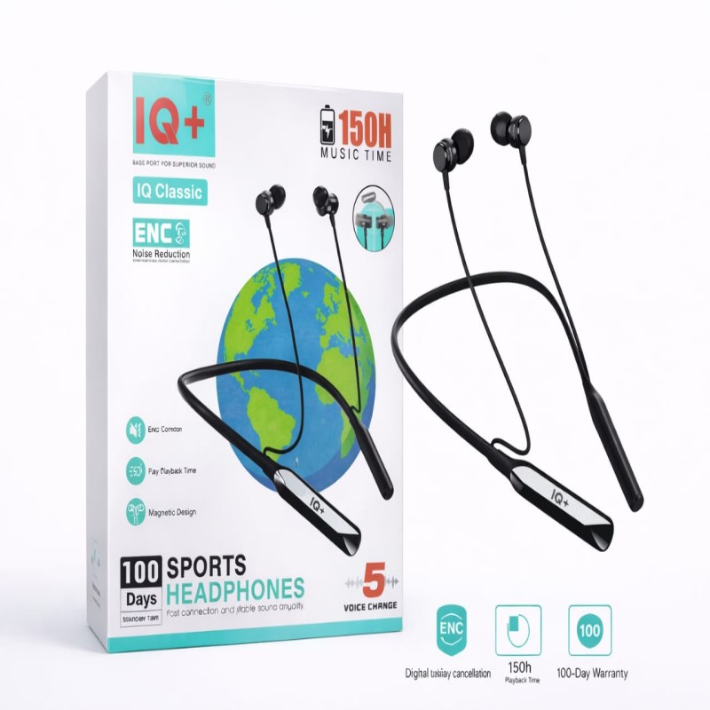 IQ+ Classic Sports Neckband Headphones