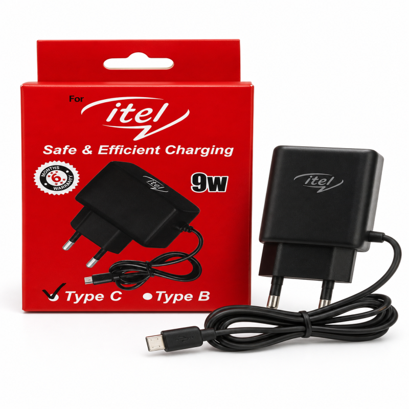 Itel 9W Type-C Charger with Cable